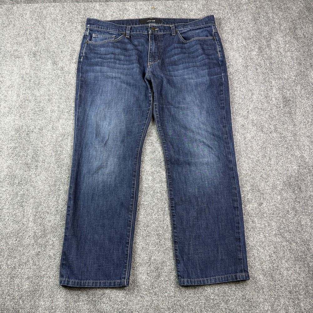 Joe's Jeans Womens Straight Leg Jeans 38 The Classic Medium Blue Denim